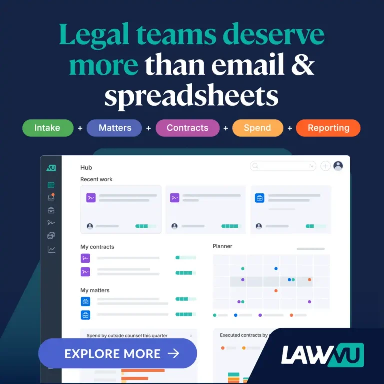 Legal teams deserve more than email & spreadsheets
