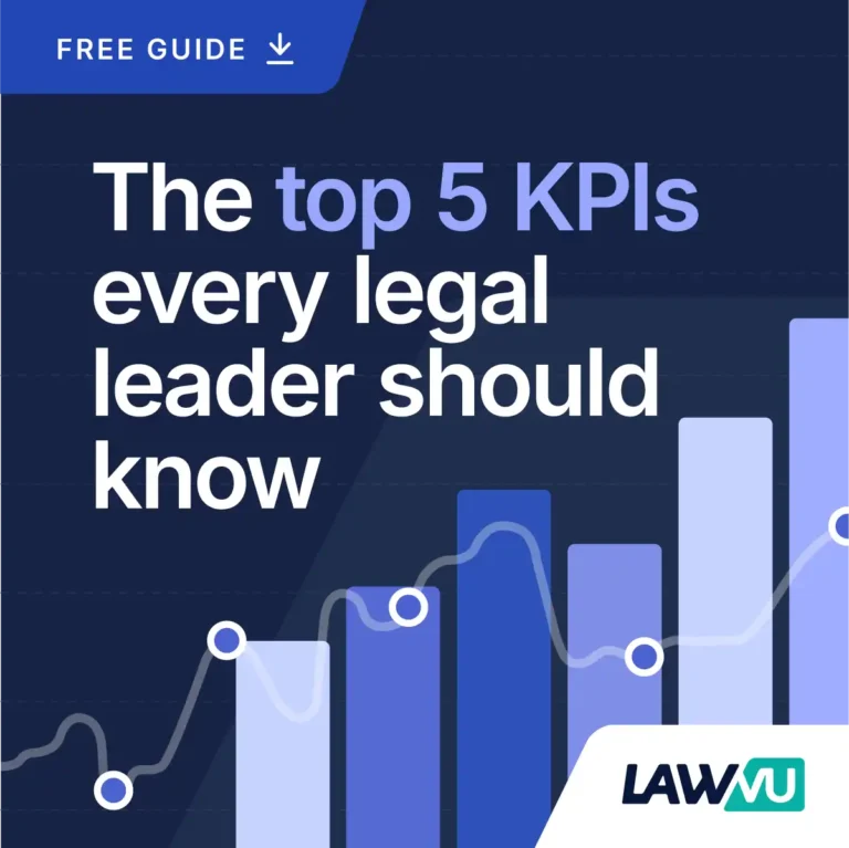 The top 5 KPIs every legal leader should know