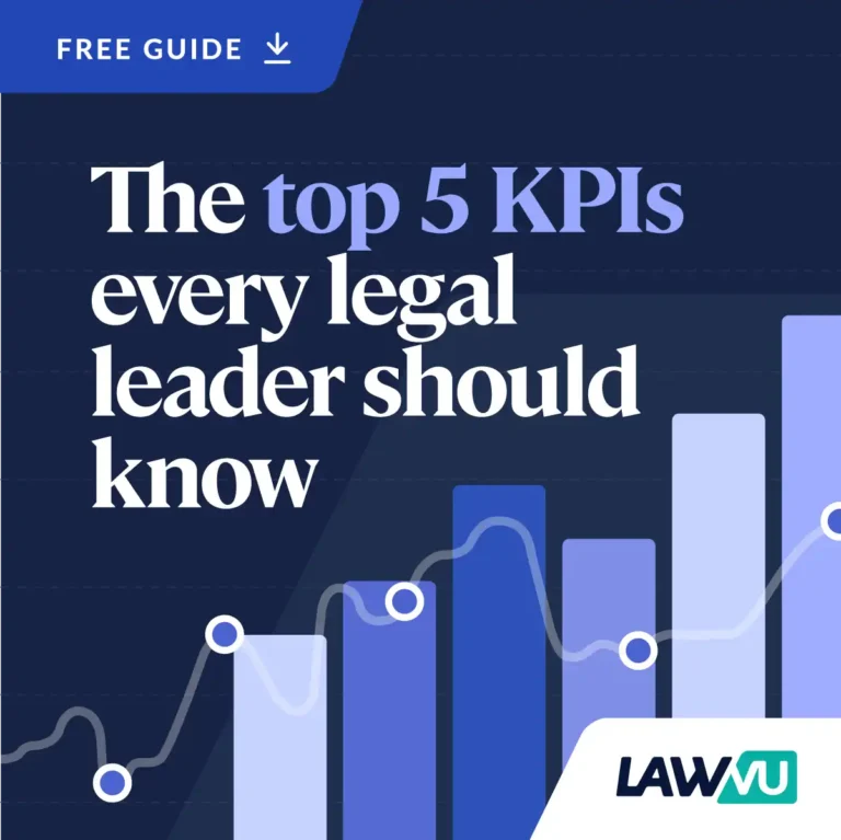 The top 5 KPIs every legal leader should know