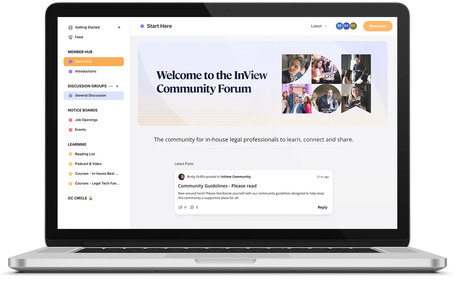 The Legal Leaders Community forum