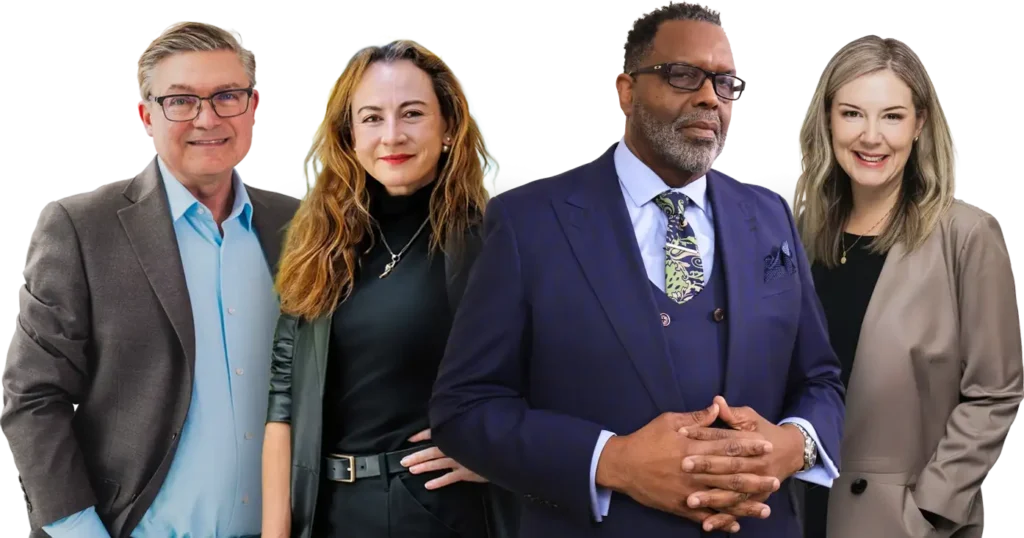 Thought leaders Stirling Miller, Lisa Mather, Craig Burgess and Paula Pepin