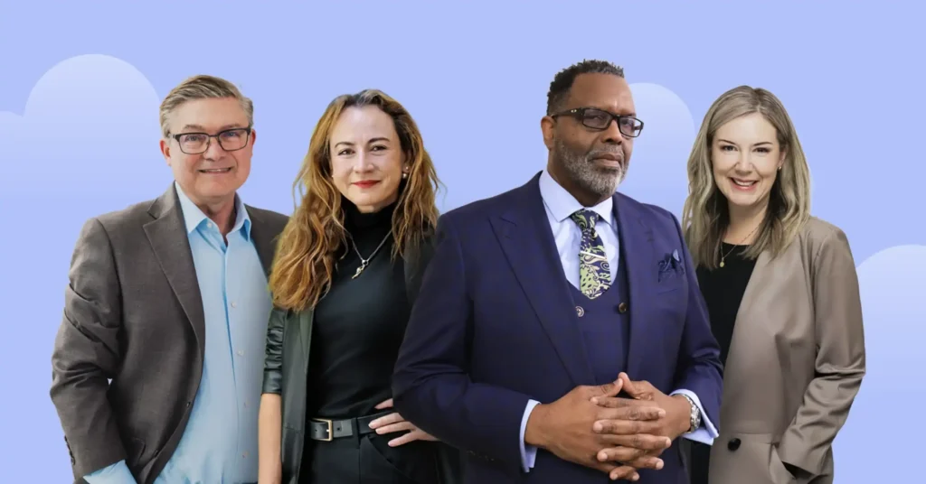 Thought leaders Stirling Miller, Lisa Mather, Craig Burgess and Paula Pepin